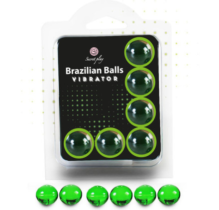 SECRET PLAY SET 6 BRAZILIAN BALLS VIBRACIoN MENTA