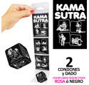 TIRA KAMASUTRA 2 CONDONES + DADO HETERO