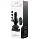 MISSY GLASS VIBRATOR WITH SUCTION CUP AND REMOTE RECARGABLE 10 VELOCIDADES NEGRO