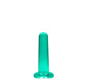 REALROCK - NON REALISTIC DILDO WITH SUCTION CUP - 5,3/ 13,5 CM - TURQUESA