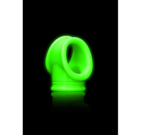 GLOW IN THE DARK COCK RING BALL STRAP