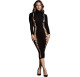 LE DeSIR SHADE CARME XI DRESS WITH TURTLENECK ONE SIZE