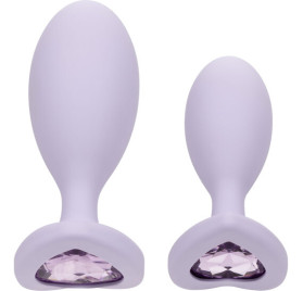 FIRST TIME CRYSTAL DUO PLUGS SILICONA - VIOLETA