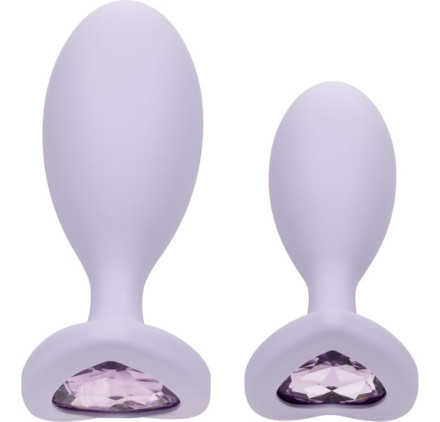 FIRST TIME CRYSTAL DUO PLUGS SILICONA VIOLETA